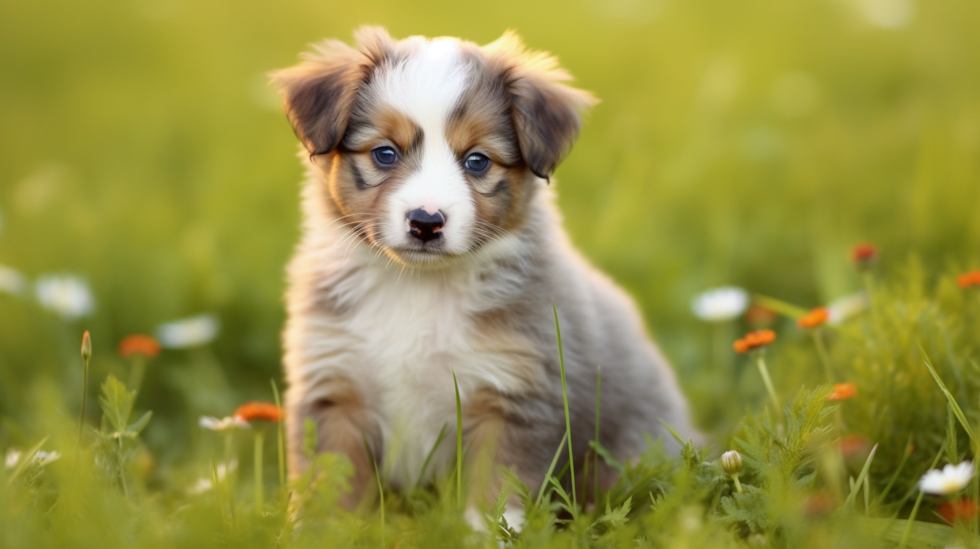 Aussiechon Being Cute Aussiechon Being Cute