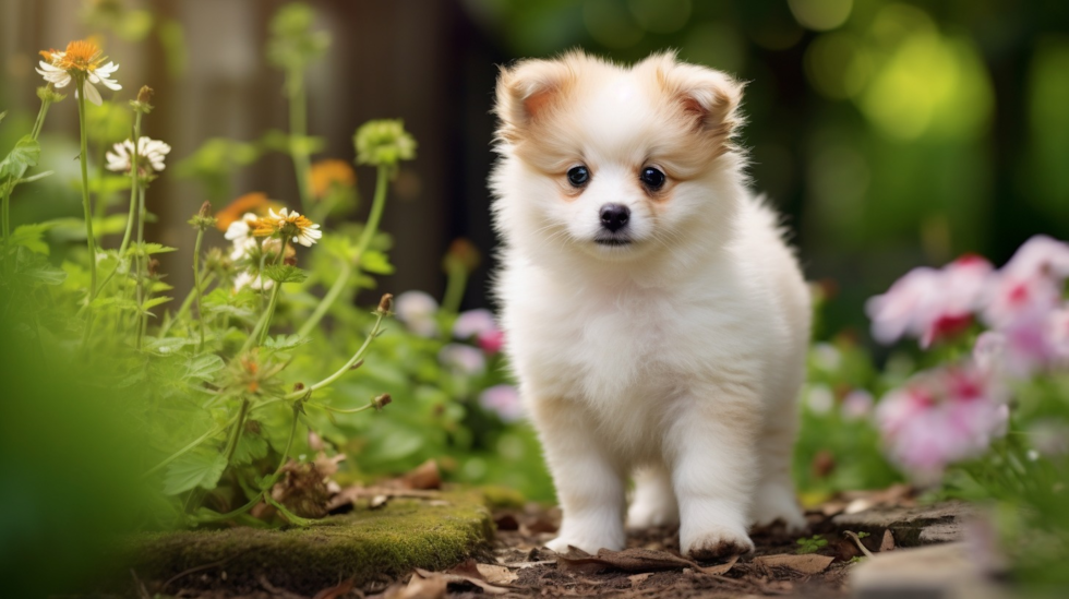 Cute Pomachon Pup Cute Pomachon Pup